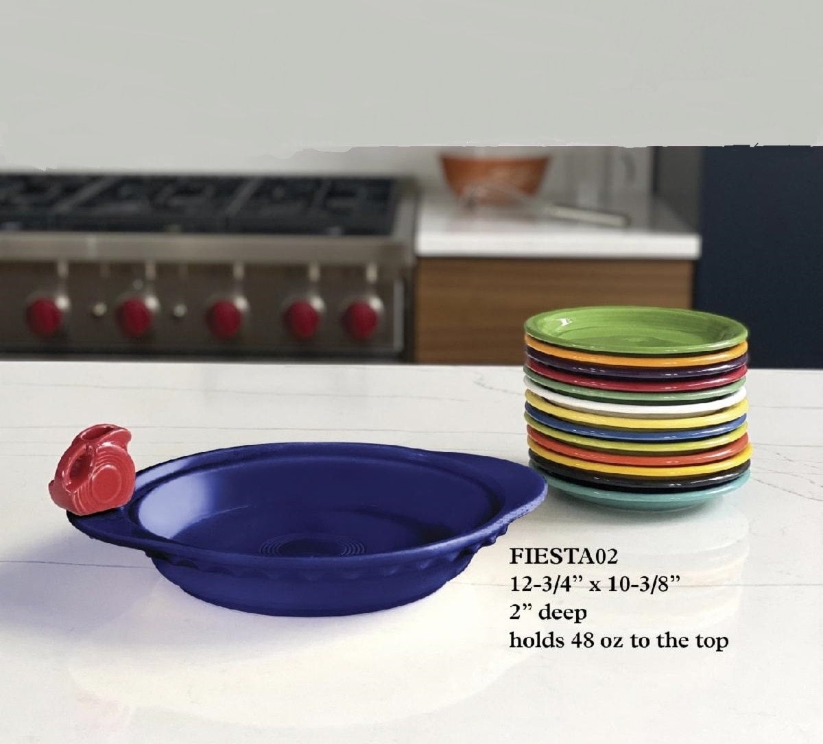 Nora Fleming and Fiesta Pie Plate Set | Kitchen Kitchen - For The